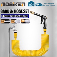Flexible Expandable coil Garden Hose Hose Pipe High-pressure water Spray gun Car wash 10M/15M/20M