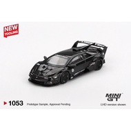 MINI GT : LB-SILHOUETTE WORKS LAMBORGHINI MURCIELAGO GT EVO BLACK (MGT01053-L)
