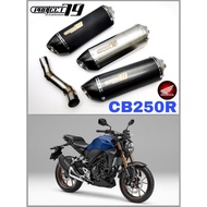 Project79 Exhaust Honda CB250R  Piping Slip On Muffler Project79 QPM04SV/BK/CB/CCB Tabung Slip On St