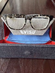EVISU 1002 玳瑁色粗框眼鏡 附牛仔布眼鏡盒