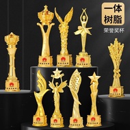 现货spotCreative Resin Trophy Customized Outstanding Staff Annual Meeting Award