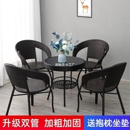 Balcony Small Table and Chair Outdoor Table and Chair Courtyard Balcony Tea Table and Chair Set Teng