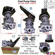47160-2041-Hntc - Hino Profia/FF3H/FG/GF (INJAP BREK KAKI 6HOLE) Foot Pump Valve / Foot Valve/ Foot 