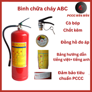 Bình chữa cháy / Bình cứu hỏa ABC 8KG dùng cho gia đìnhvăn phòngchung cư
