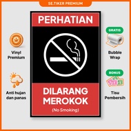 No Smoking Attention Stickers - No Smoking Stickers - No Smoking - Waterproof Vinyl