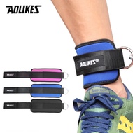 AOLIKES 1PCS Cable Ankle Straps For Cable Machines Leg Exercises Double D-Ring Ankle Cuffs For Gym W