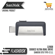 TERBARU - Sandisk Flashdisk 128GB Ultra Dual Drive USB Type C OTG-128G