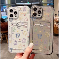 Samsung Galaxy SoftCase ATM ID Card Cartoon Casing For Vivo Y28 V40 V30 Lite Y300 Y28s T3 Lite iQOO 