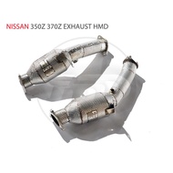 HMD Exhaust Manifold for Nissan 350z 370z Downpipe GTR35 Car Accessories With Catalytic Converter He