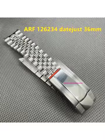 Watch Parts AR Factory 904L Steel Strap Jubilee Bracelet for 36mm 126234 Datejust 3235 Movement Watc
