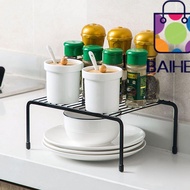 BAIHEE Storage Shelf Kitchen Iron Single Layer Cupboard Shelf