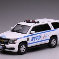 596 1: 64 Chevrolet Tower River NYPD NYPD NYPD Police Station Police Car Alloy Car Model