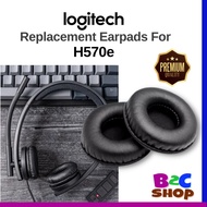 1Pair Logitech H570e Replacement Ear Pads Cushion Earpad - Black
