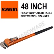 KSEIBI 36”/48" HEAVY DUTY ADJUSTABLE PIPE WRENCH SPANNER