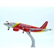 VietJet air a350 aircraft model 20cm + with wheels