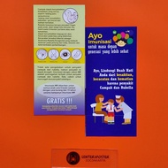 Flyer/Batur Let's Immunization, Health Flyer, Midwife Flyer, Mother and Child Flyer.