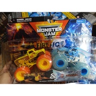 Set of 2 Monster Jam fullbox 1:64 scale cars, new arrival October 2025