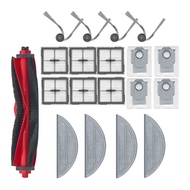 Replacement Parts Main Side Brush Filter Mop Dust Bag For Roborock Q10 VF / Q10 VF+ Vacuum Cleaner P