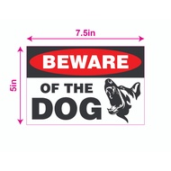 BEWARE OF THE DOG SIGN/SIGNAGE | WARNING SIGN, INSTRUCTION SIGN, ANIMAL SIGN & NOTICE SIGN |