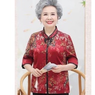 ready sock 0108 CNY Wealthy Cheongsam Baju Imlek Baju Mama Baju Nenek