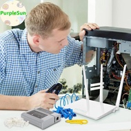 PurpleSun RJ45 Crimp Tool Kit Pass Through Ethernet Crimper And Tester For Cat5e Cat6 Cat6a 8P8C Wir