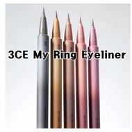 [3CE] ✨My Ring Eyeliner✨ 0.5ml, 5 colors, Waterproof, Long lasting, Quick Fixing, All day wear, Smud