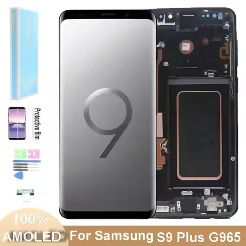 AMOLED S9+ LCD For Samsung Galaxy S9 PLUS G965 SM-G965N G965F G965W G965U S9Plus Display Touch Scree