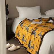 130x170cm Knitted Blanket Retro Green Zebra Blanket Nordic Decorative Blankets for Sofa Bed Throw Ch