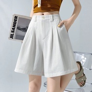 Women's Summer A-line Casual Short Pants - Loose Fit 5-Point Design