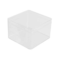 (Ready Stock)Transparent Square Mousse Cake | Tiramisu Box Desert Packaging Box 95x95x61mm