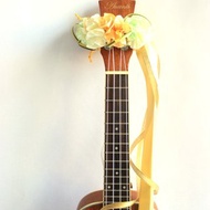 烏克麗麗配件 夏威夷熱帶花 緞帶 雞蛋花 烏克麗麗背帶