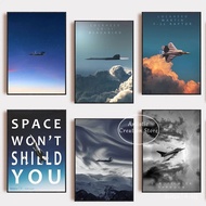 Eurofighter military fighter poster F35 F22 SR 71 aircraft printing,No Frame Canvas Painting Gift 1X