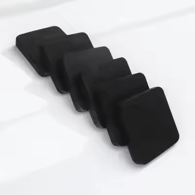 6Pcs Exercise Mats Thickened Shock Absorbing Rubber Anti Vibration Pads Noise Reducing Treadmill Sou
