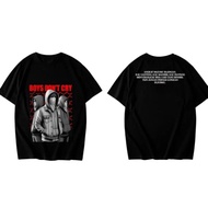BOYS T-SHIRT DONT CRY LIFT YOUR CHIN B4J1NG4N WHEN HANDSOME IF YOU SHOWER