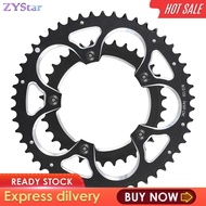 อะลูมินัมอัลลอยจานโซ่การแข่งขันจักรยานบนถนน ZYStar 110มม. BCD 34T 50T สำหรับความเร็ว8-11