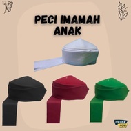 Imamah cap, 2-fold Imamah turban POLOS with 1.5 meters long, Permanent Imamah cap, Children's Imamah