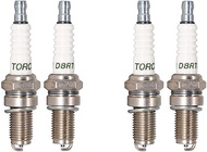 4PK TORCH D8RTC Spark Plug Replaces for NGK 4929/DPR8EA-9 5829/DP8EA-9 2120/D8EA 7162/DR8EA, for Cha