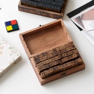 ❄️[Ready Stock 现货] DIY英文字母中华美少年盖章印章｜Alphabet Stamping Chop Rubber Stamp｜手帐文具 Journal Stationary｜ins风