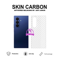 Samsung Z Fold 7 Skin Carbon Transparent Garskin Anti-Scratch Back Samsung Z Fold 7