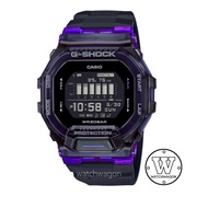 Casio G-Shock GBD-200SM-1A6 G-SQUAD SMART WATCH Translucent Bezel Black Purple Bluetooth Mobile link