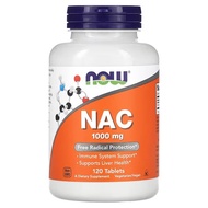 Now Foods NAC 600 mg, 100 Veg Capsules And 1000mg 120 tablets