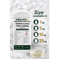 1kg,5kg,10kg - VELVOX Sodium Lauryl Ether Sulfate (SLES 70%)