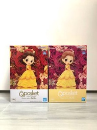 日版 貝兒 Belle 花 迪士尼 公主系列 Disney characters Qposket Qp Q posket stories flower style figure 模型 擺設