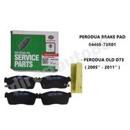 04465-73R01 Perodua Front Brake Pad Perodua Myvi Old D73 2005'' - 2011''