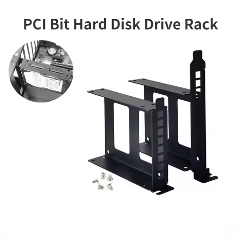 PC Host PCI Expansion Card Slot Rack Computer Hard Disk Bracket SSD Solid State Drive Bracket Chassi