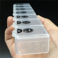 Elderly medicine box seven grid pill box Small Jewelry Packing box Elderly medicine box, seven pill box, one Weekly health product bottle, Weekly box, 2.29