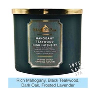 SG Stock ⭐️ MAHOGANY TEAKWOOD HIGH INTENSITY Bath and Body Works 3-Wick Scented Candle Home Fragranc