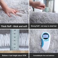 Cross-Border Silk Tie-Dye Carpet Bedside Factory OEM Plush Living Room Bedroom Plush Carpet Silk Car