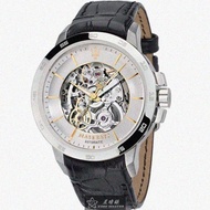 MASERATI手錶 R8821119002 46mm 銀錶殼，深黑色錶帶款 _廠商直送