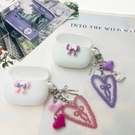 Fashion Cover For Soundcore Liberty 5 / C50i P40i /C40i C30i A30i / Aero Clip /R100 Case with keychi